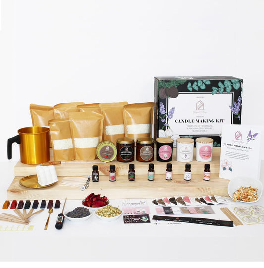 Elegant Cottage Soy Candle Making Kit - Full Set